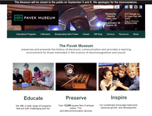 Tablet Screenshot of museumofbroadcasting.org